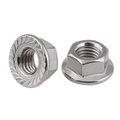 Newport Fasteners Flange Nut, 1/2"-13, 18-8 Stainless Steel, Not Graded, 0.75 in Hex Wd, 0.31 in Hex Ht, 700 PK 615673-BR-700